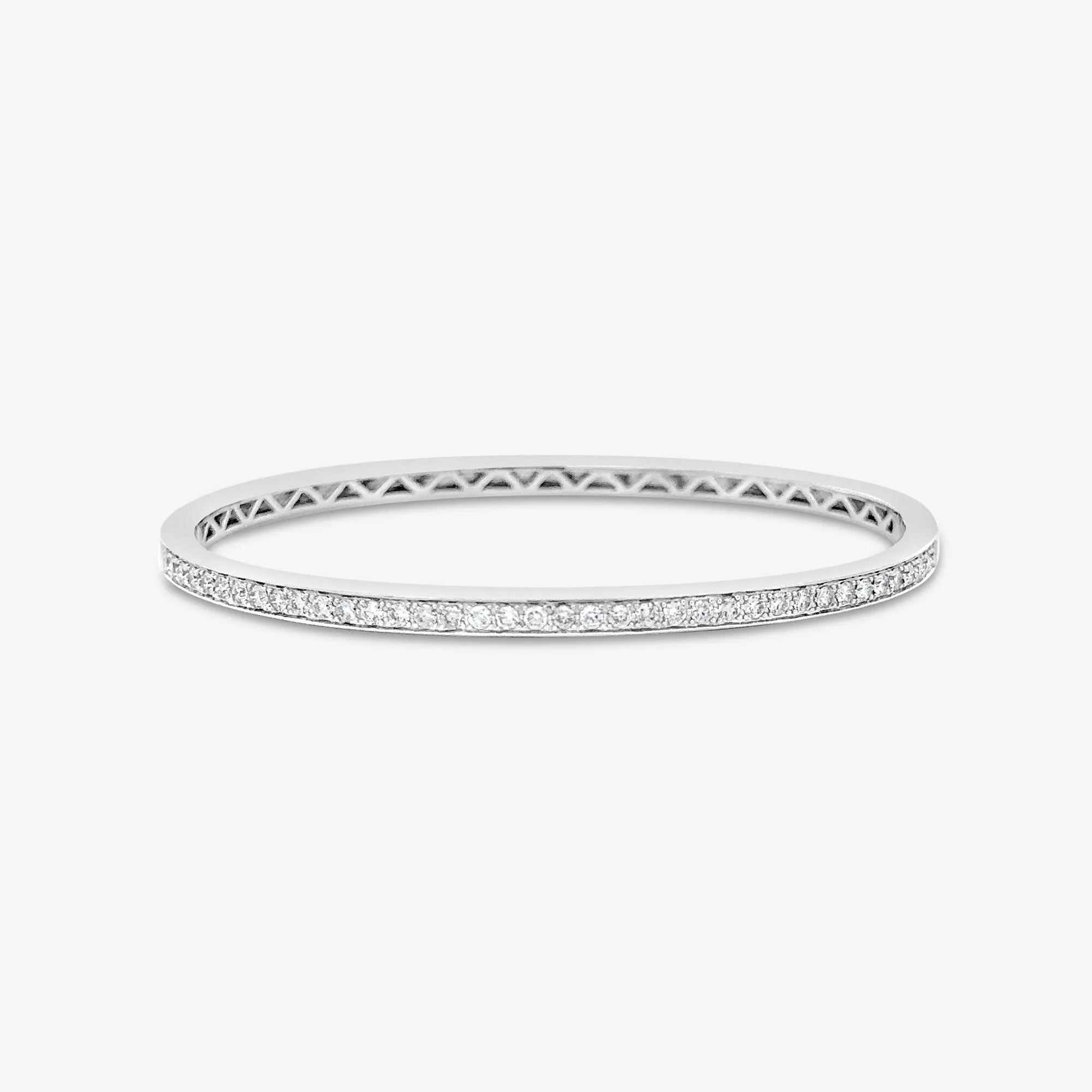 1/2 Way Diamond Bangle Bracelet