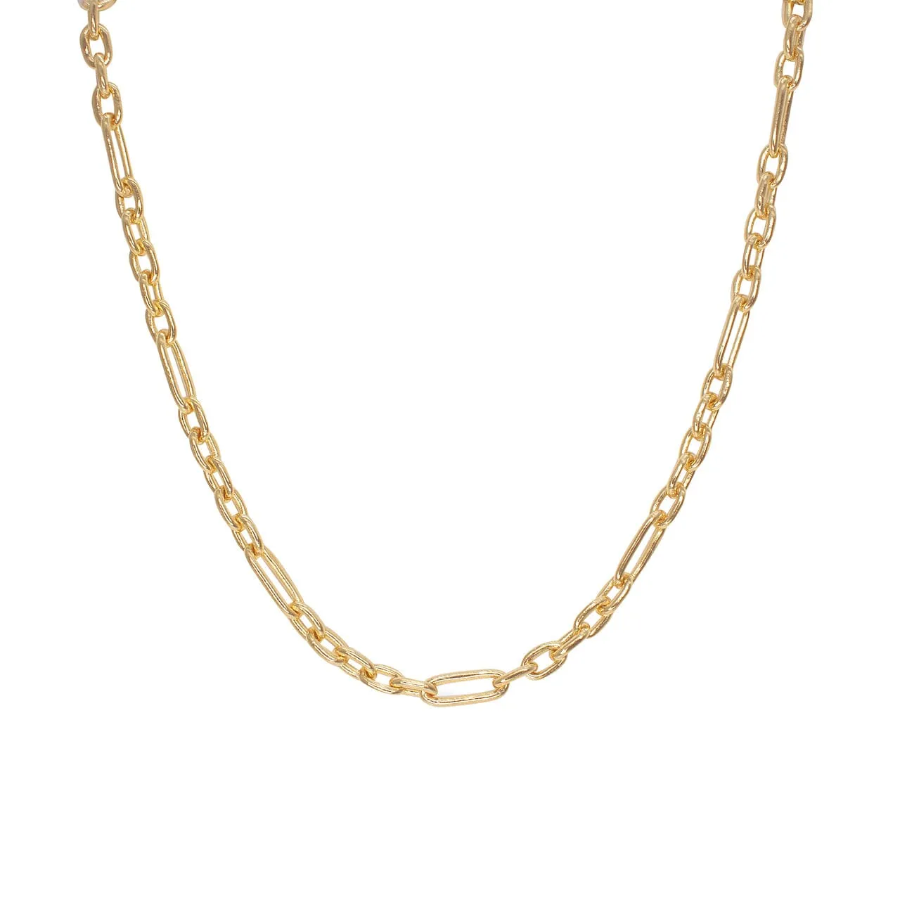 18K Trombone Chain Petite