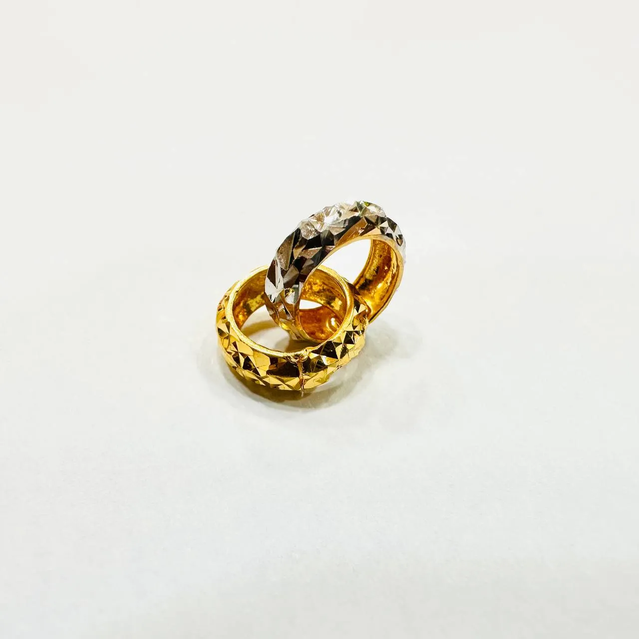 22k / 916 Gold Double Ring Pendant