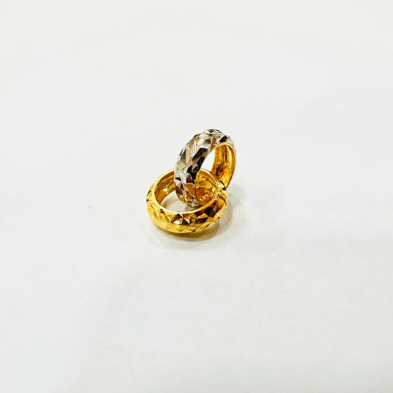 22k / 916 Gold Double Ring Pendant