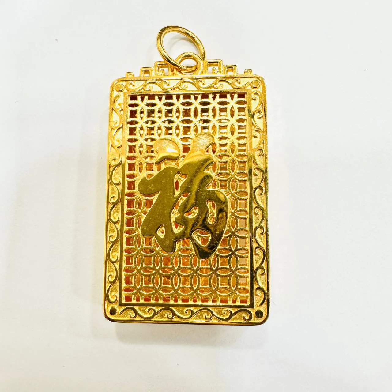 22k / 916 Gold Dragon Pendant Smooth Finish