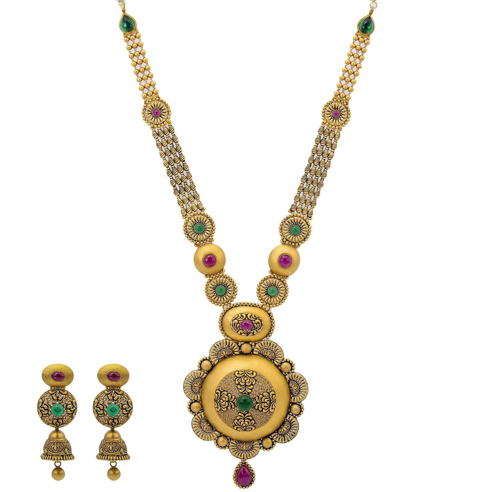 22K Gold Vasudha Jewelry Set