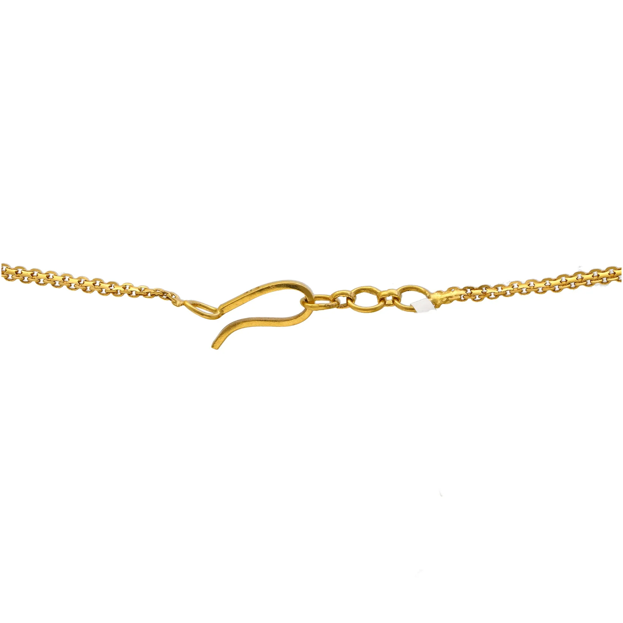 22K Yellow Gold Floral Choker Necklace Set (80.7gm)