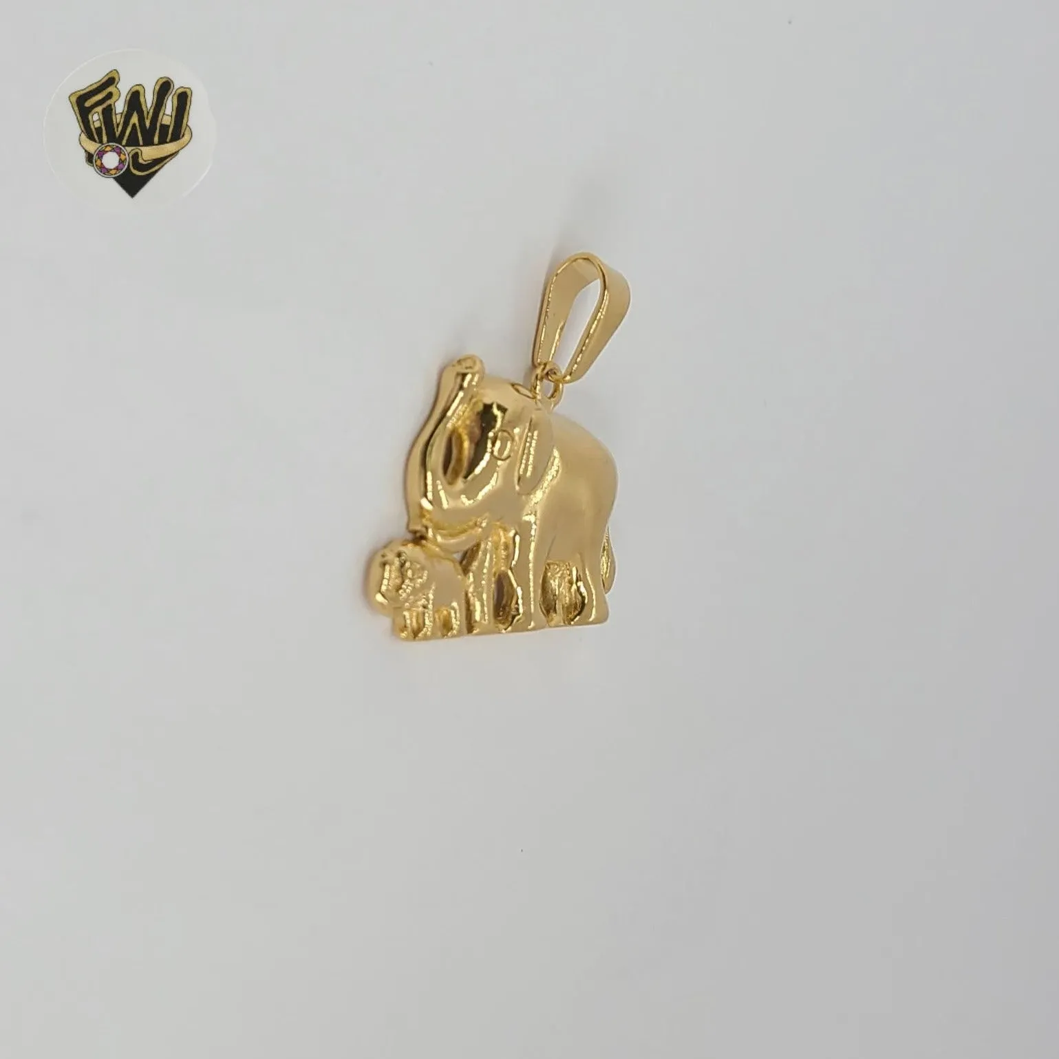 (4-2059) Stainless Steel -Elephant Pendants.