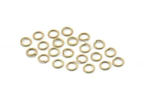 4mm Jump Ring - 500 Raw Brass Jump Ring, Findings (4x0.50mm) ( A0112 )