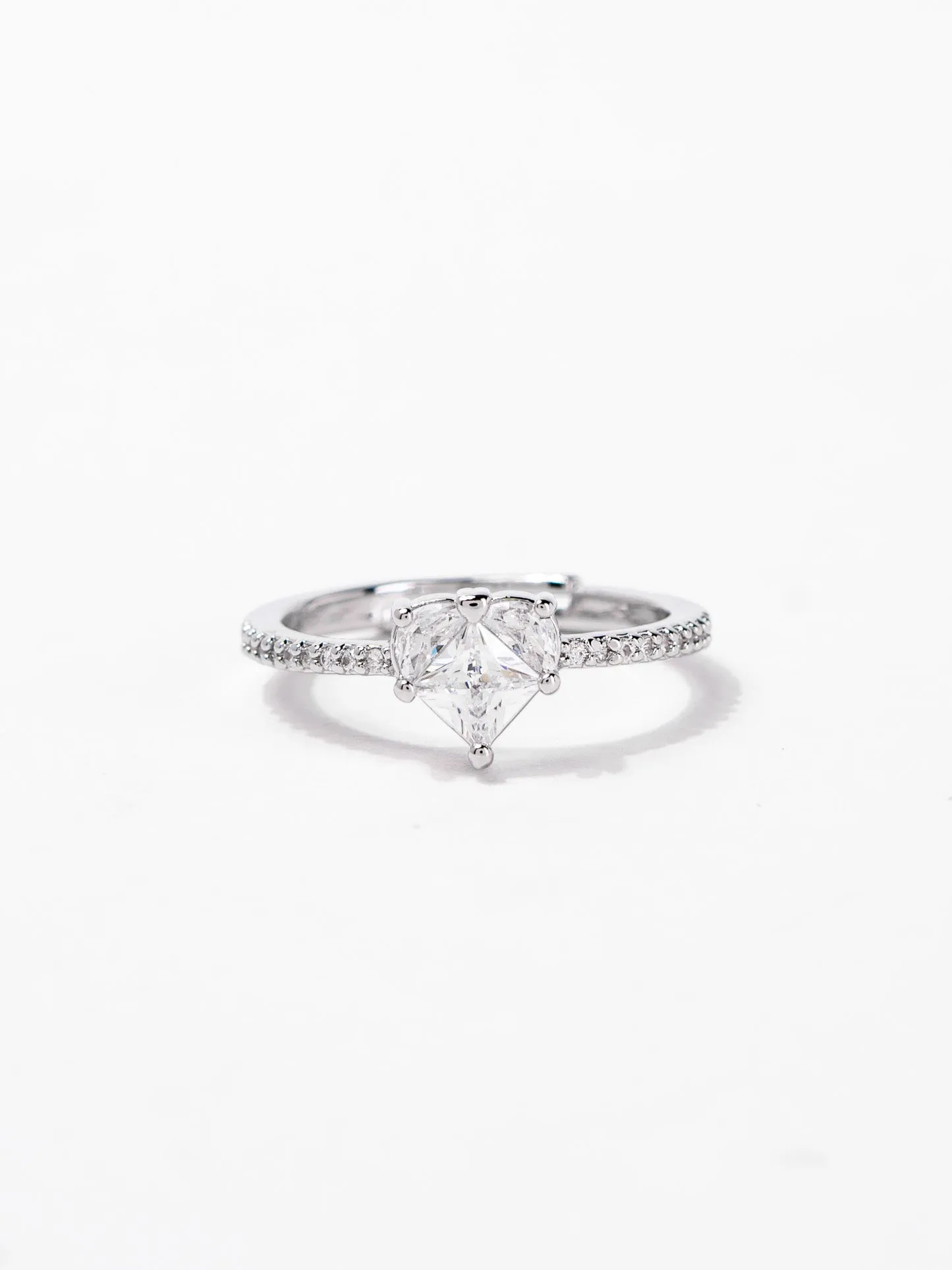 Autumn Fashion Free Size CZ Ring