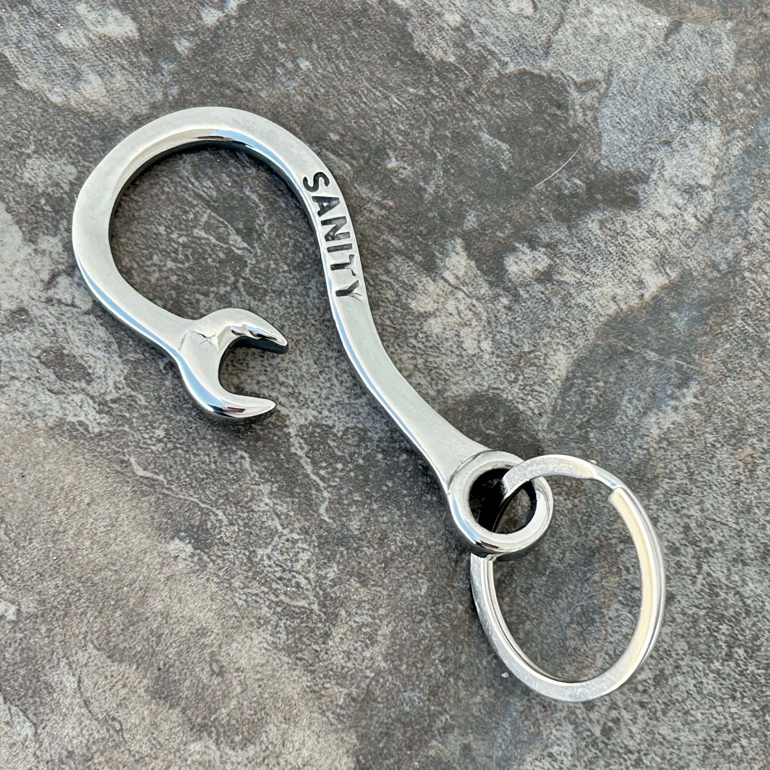 Belt Clip / Clasp - Wrench Hook - Polished - Upgrade Your Wallet / Key Chain - WCC-18