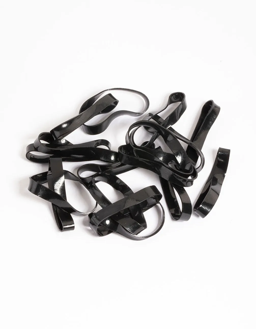 Black Mini Hair Elastics 60-Pack