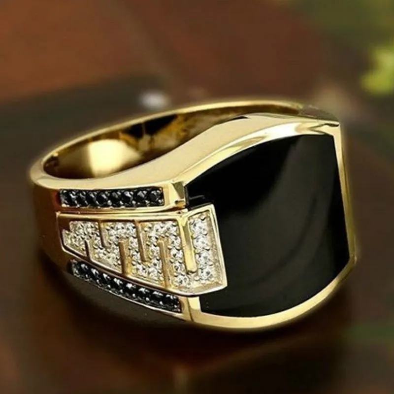 Black Zircon Ring