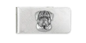 Bullmastiff Money Clip Jewelry Sterling Silver Handmade Dog Money Clip BM1-MC