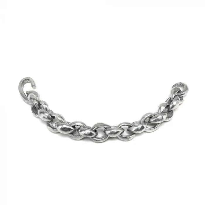 Chain Bracelet Round Domed AL00156