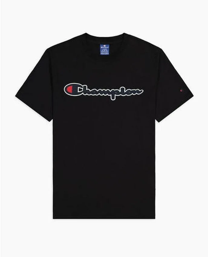 CHAMPION T-Shirt Logo Black 214194