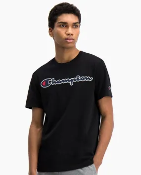 CHAMPION T-Shirt Logo Black 214194