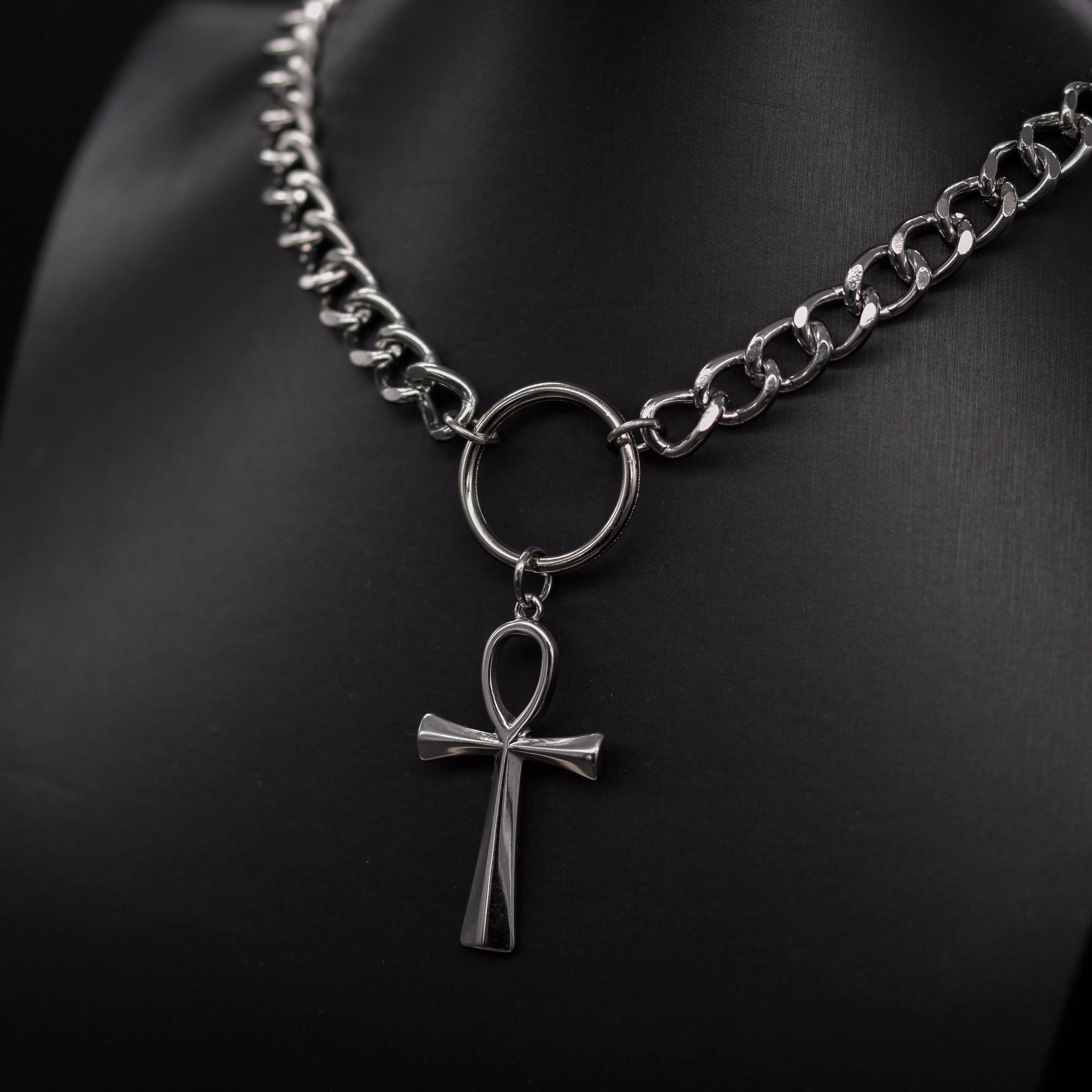 Chunky Ankh Choker