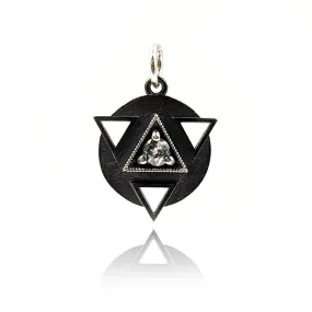 Circle With Triangles Charm