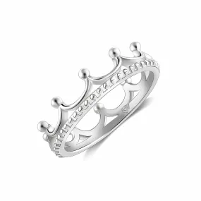 Crown Sterling Silver Stackable Rings