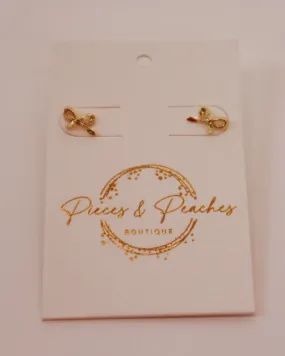 Delicate Bow Earrings