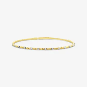 Diamond 1/2 Way Flex Bangle Bracelet