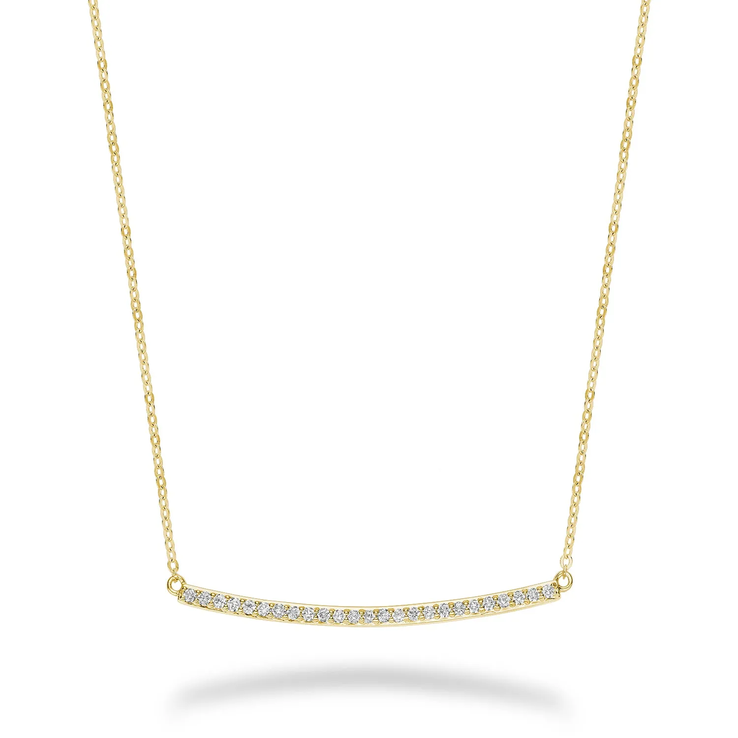 Diamond Bar Necklace all