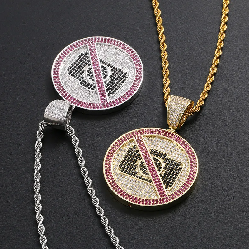 Do Not Take Picture Logo Pendant