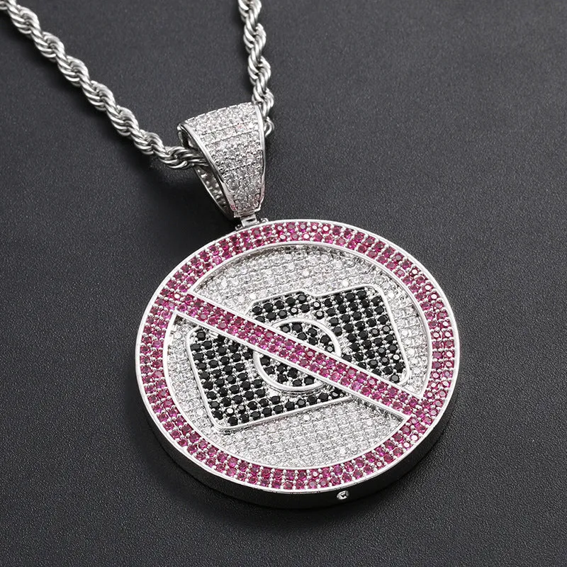 Do Not Take Picture Logo Pendant