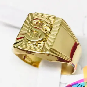 Dollar Men’s Ring 18K Gold