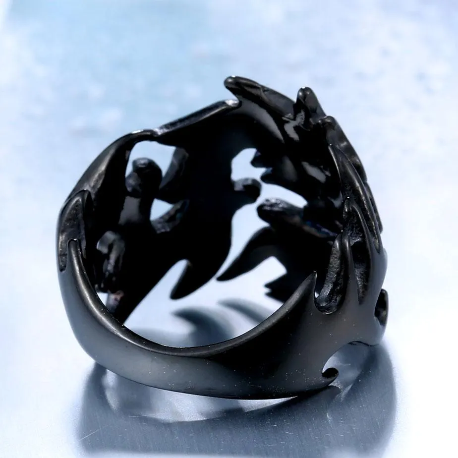 Dragon's Fury Stainless Steel Ring