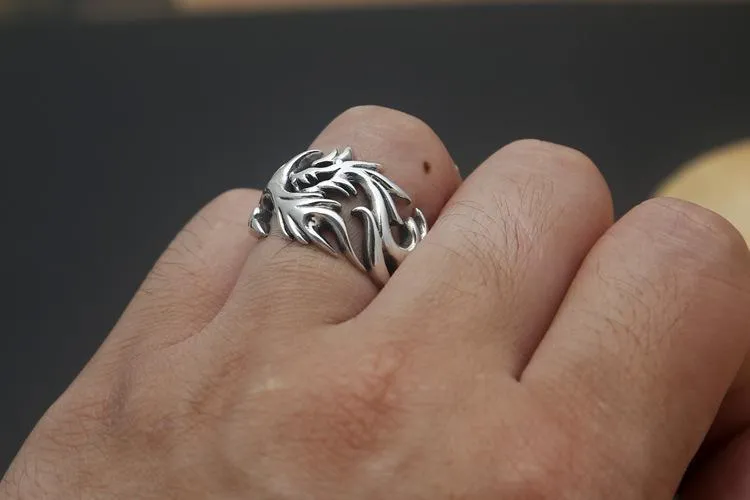 Dragon's Fury Sterling Silver Ring