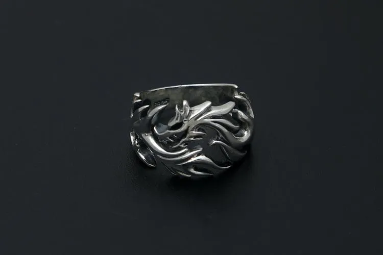 Dragon's Fury Sterling Silver Ring