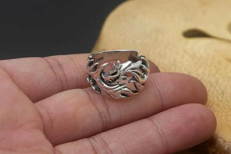 Dragon's Fury Sterling Silver Ring