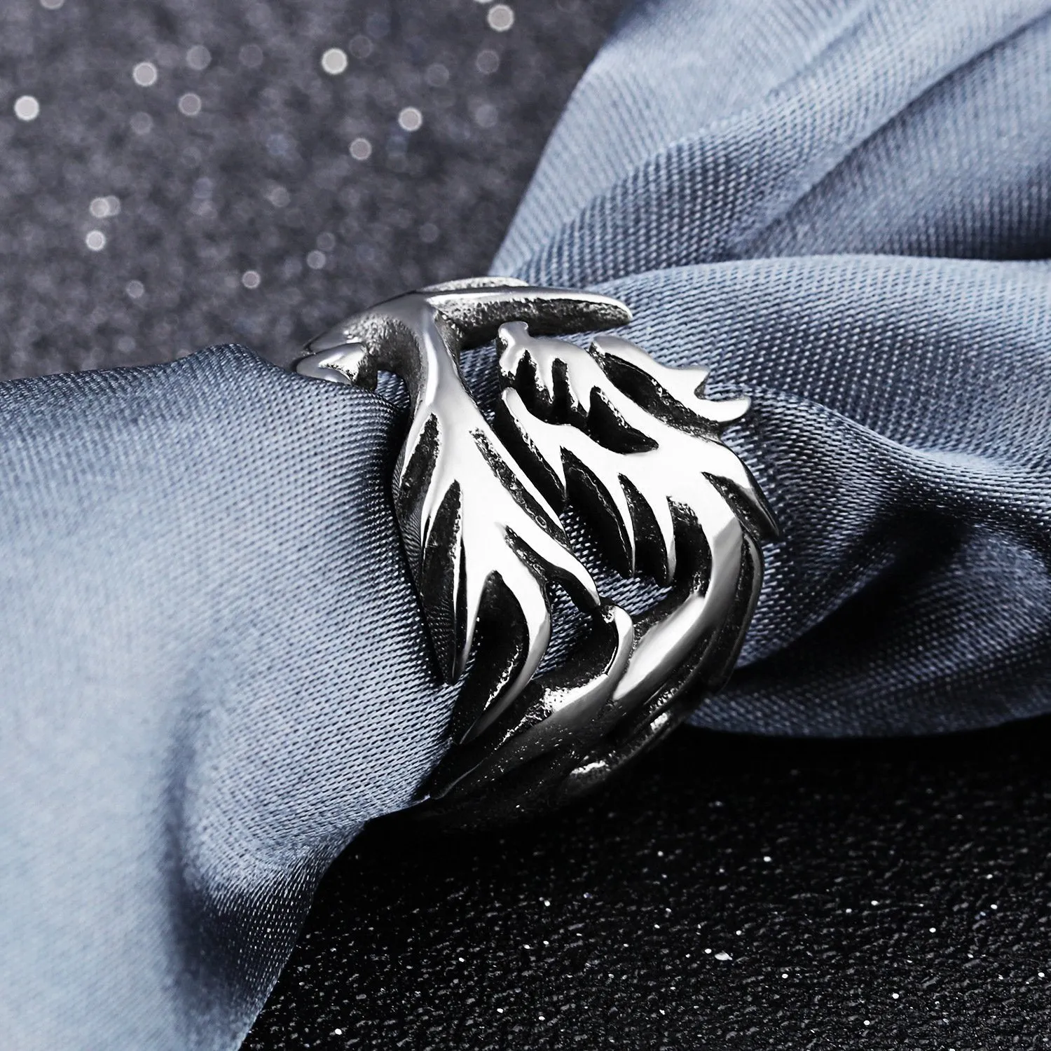 Dragon's Fury Sterling Silver Ring