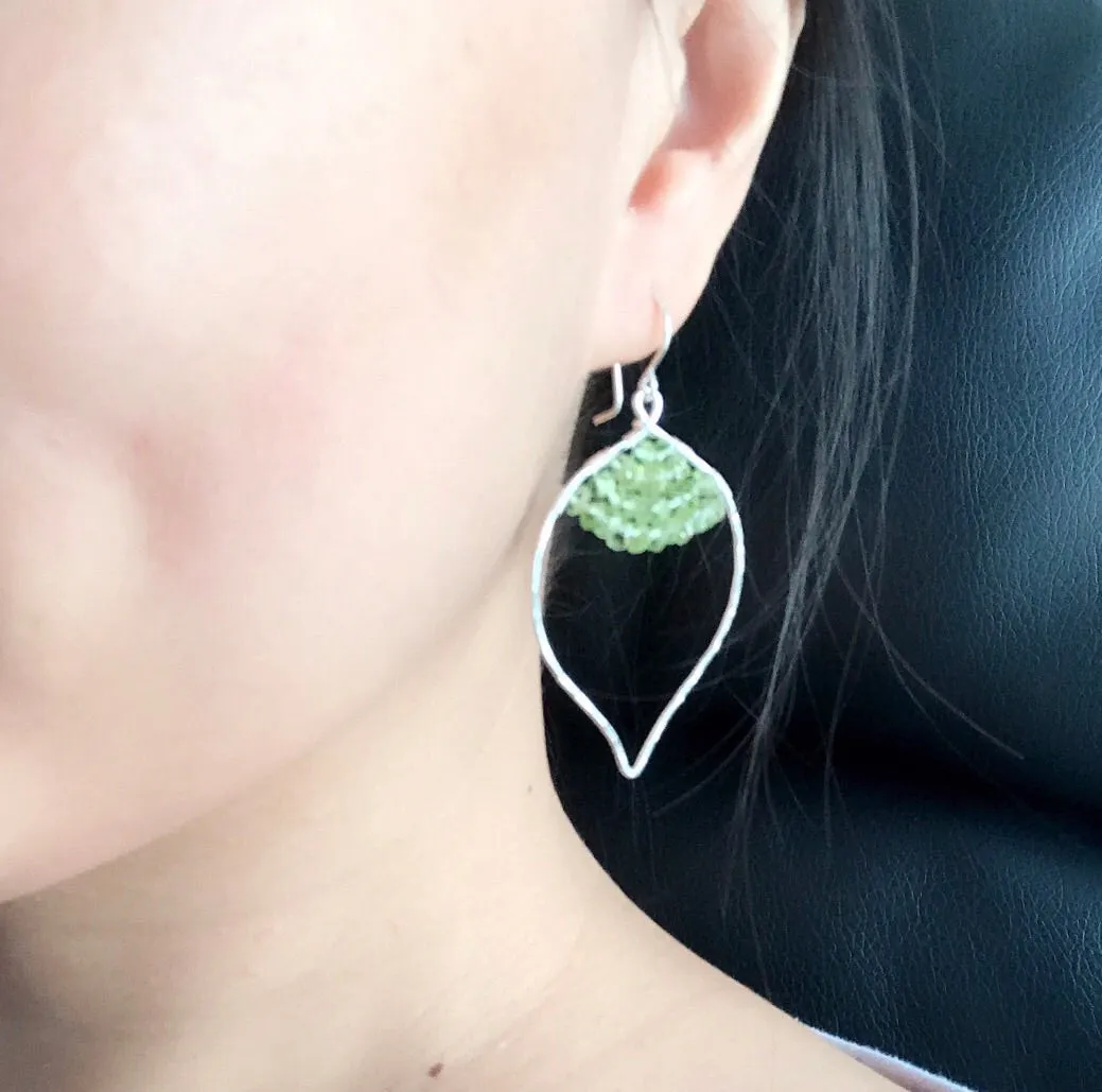 Earrings WREN - Peridot (E432)