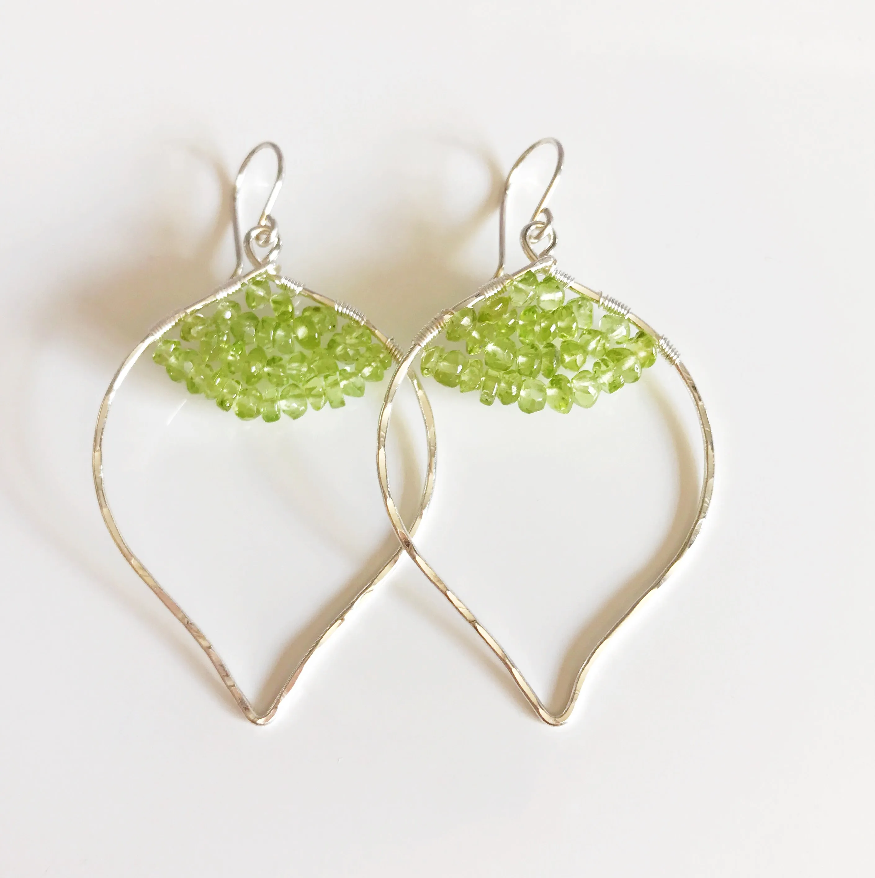 Earrings WREN - Peridot (E432)