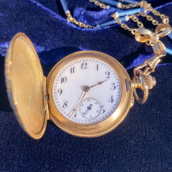 Edwardian Enamel Pocket Watch