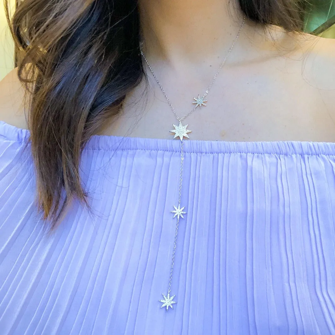 Eternal Stars Lariat Necklace