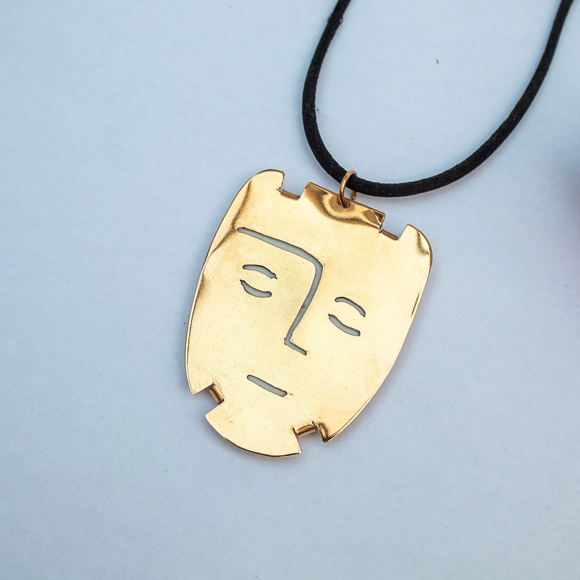 Face Long Necklace