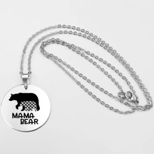 Fashion Stainless steel Necklace Fun Autism Awareness Ribbon Pendant Necklaces Jigsaw Puzzle Piece Children's Jewelry Gift