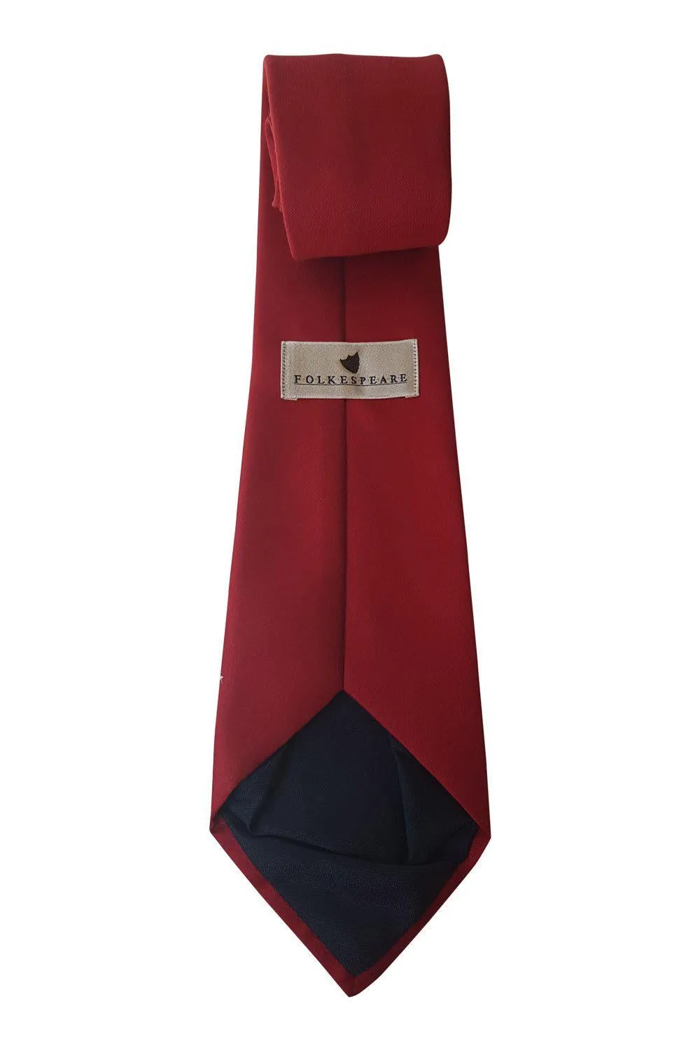 FOLKSPEARE Cherry Red Neck Tie (57)