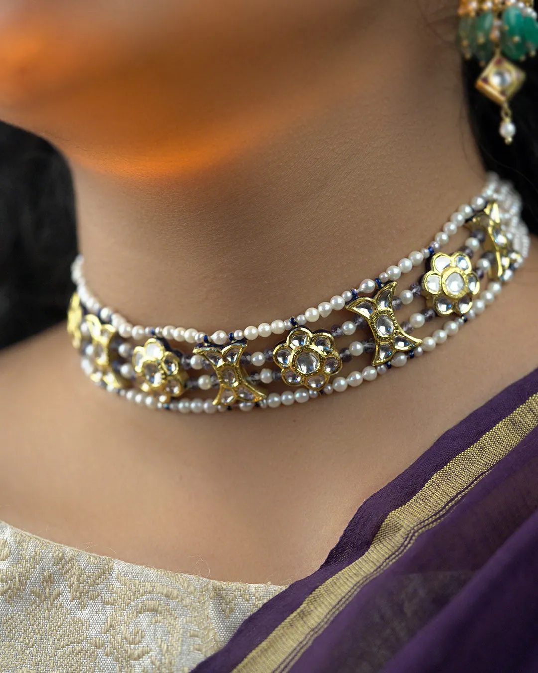 Gauhar Bracelet And Choker