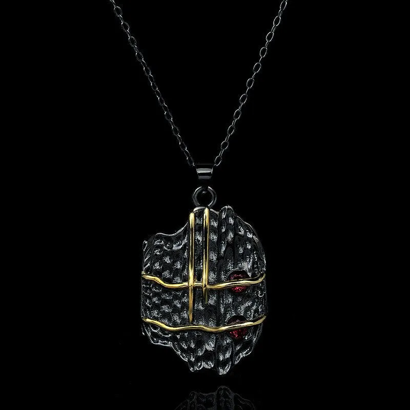 Geometric Design Pendant Necklace