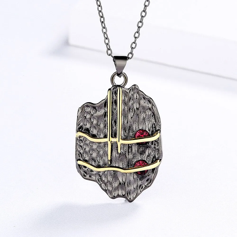 Geometric Design Pendant Necklace