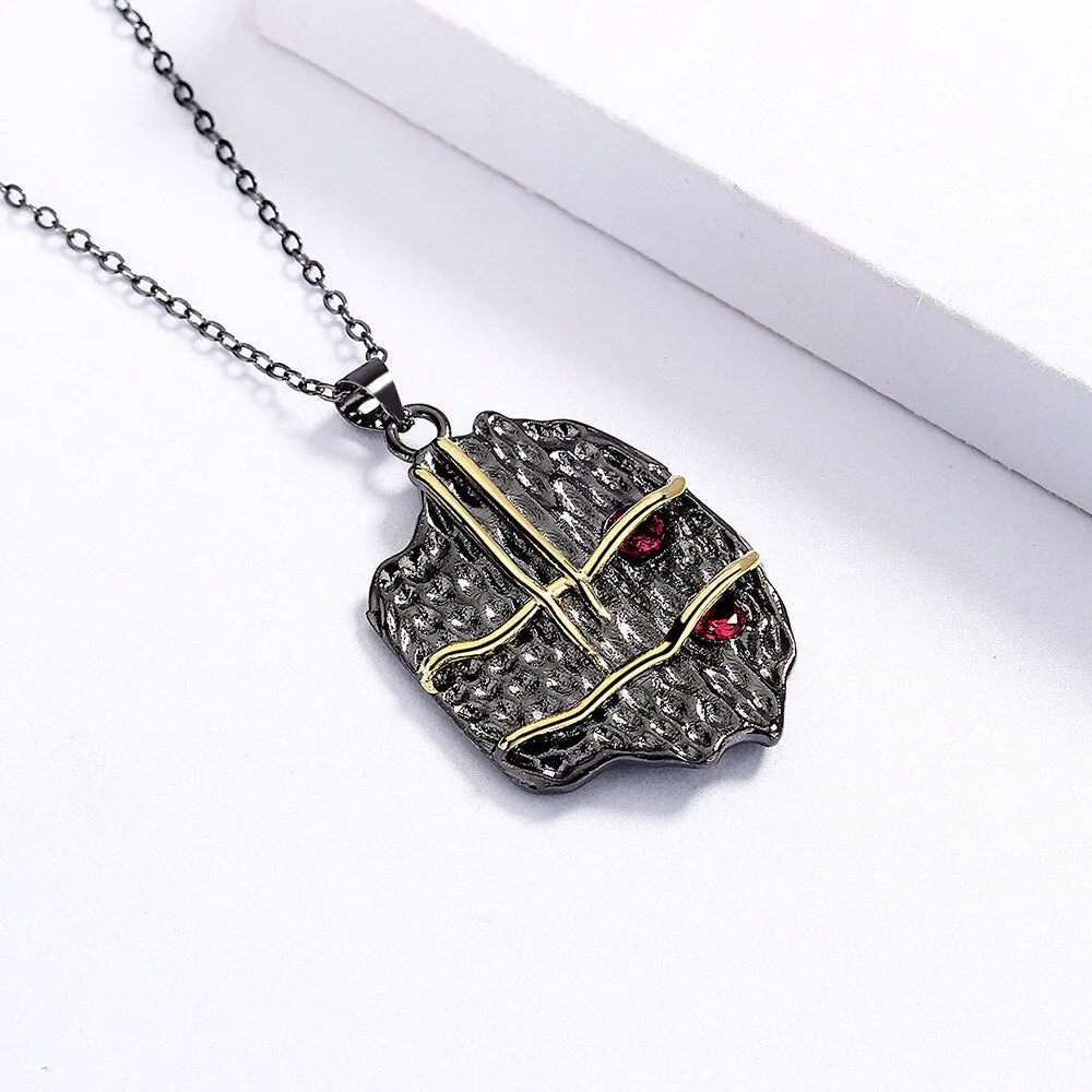 Geometric Design Pendant Necklace