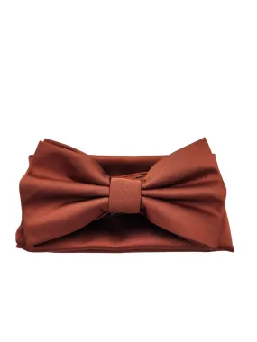 Giovanni Testi Classic Rust Bow Tie with Hanky BT100-YY