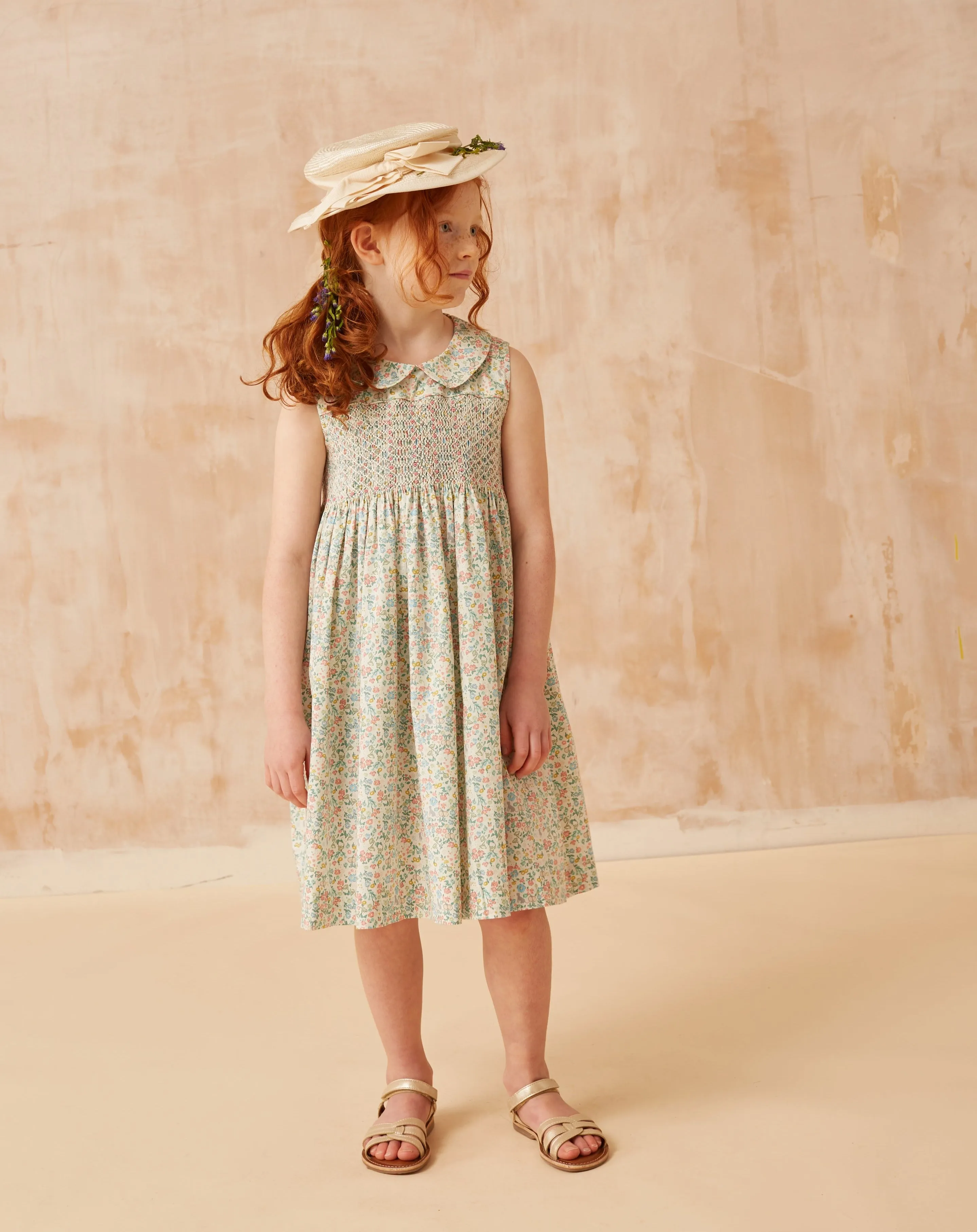 Girls Smocked Dress - Rosie