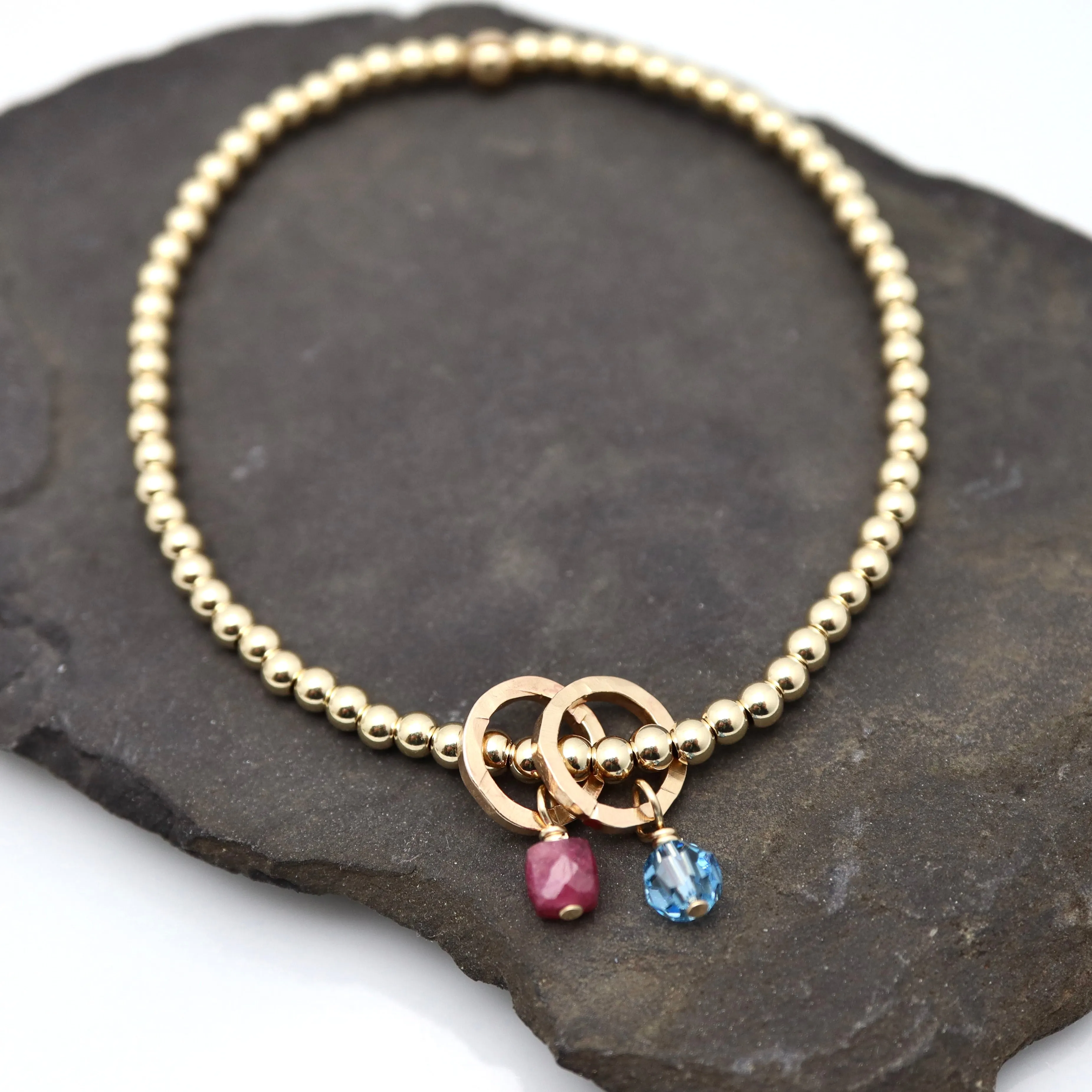 GOLD Birthstone Friendship Bracelets