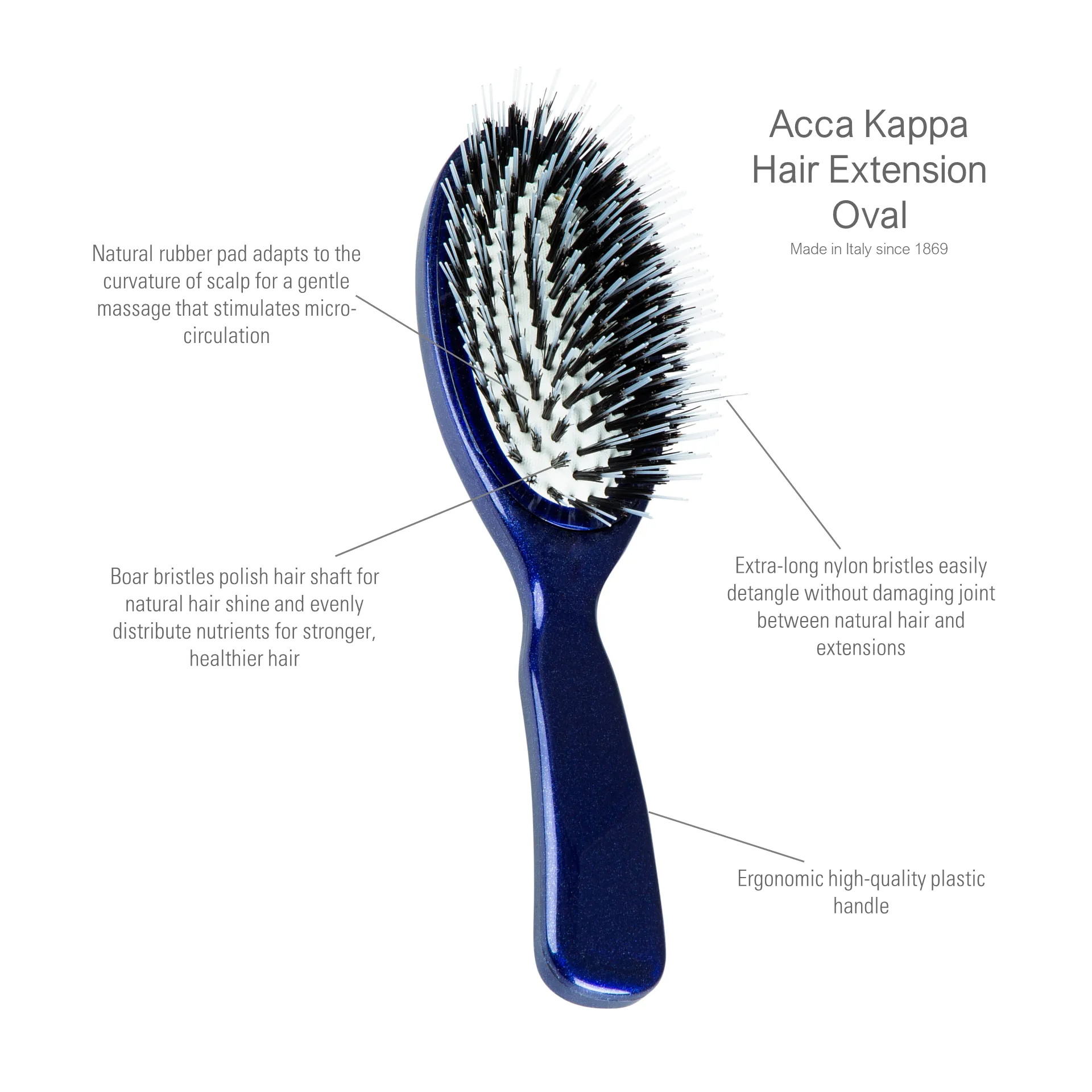 Hair Extension Oval Brush