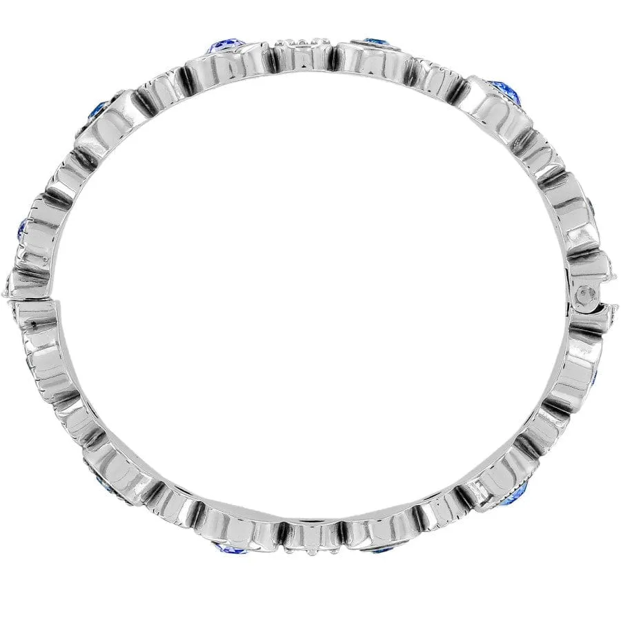 Halo Burst Hinged Bangle