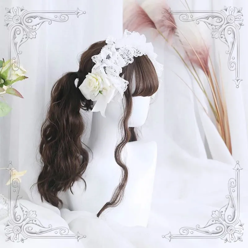 HARAJUKU LOLITA AIR BANGS EGG ROLL LONG WIG BY31004