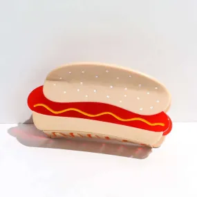 Hot Dog Hair Claw by Jenny Lemons