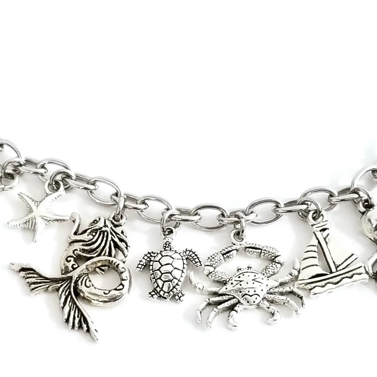 How To Make the Sea Life Charm Bracelet, the tutorial